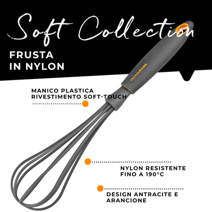 Frusta da cucina in nylon, Linea Soft Collection, Fackelmann