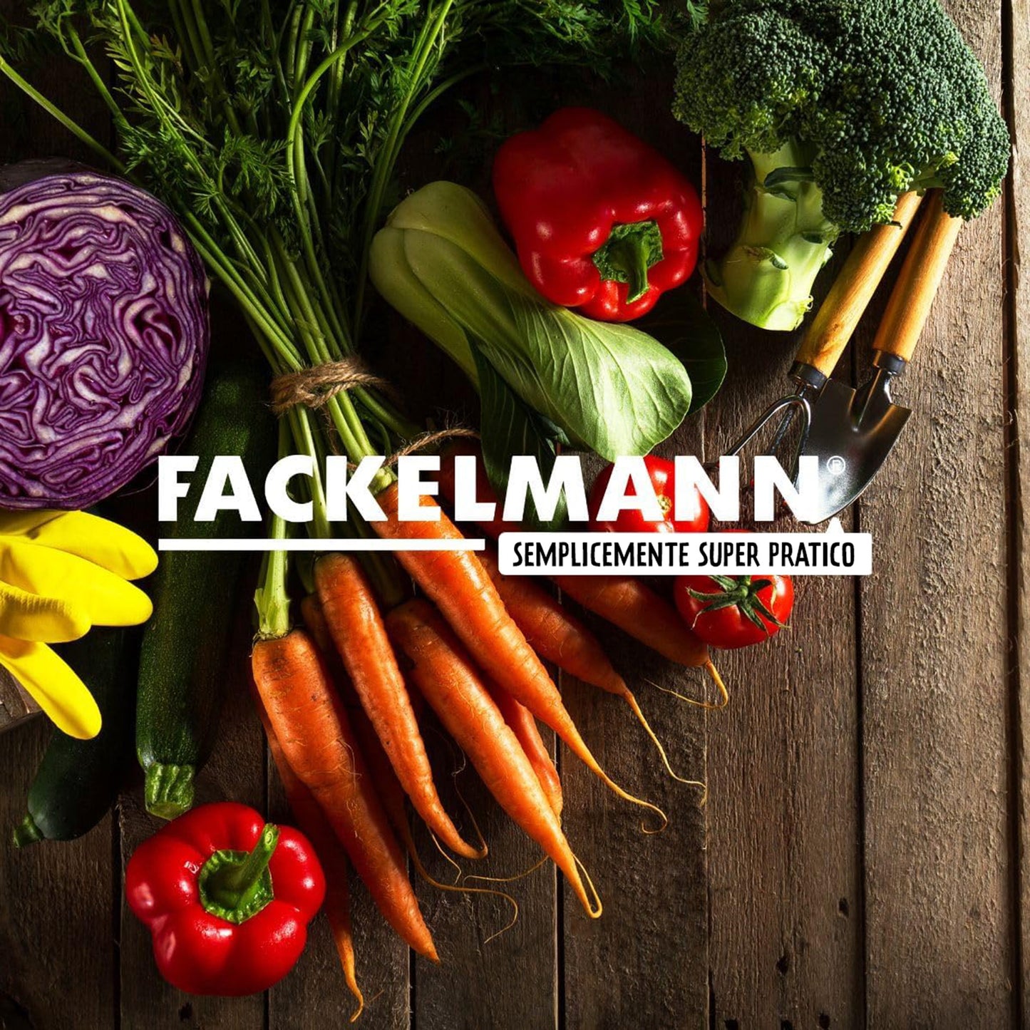 Mattarello in legno di faggio con manici per stendere pasta fresca 44,5 x 6 x 6 cm