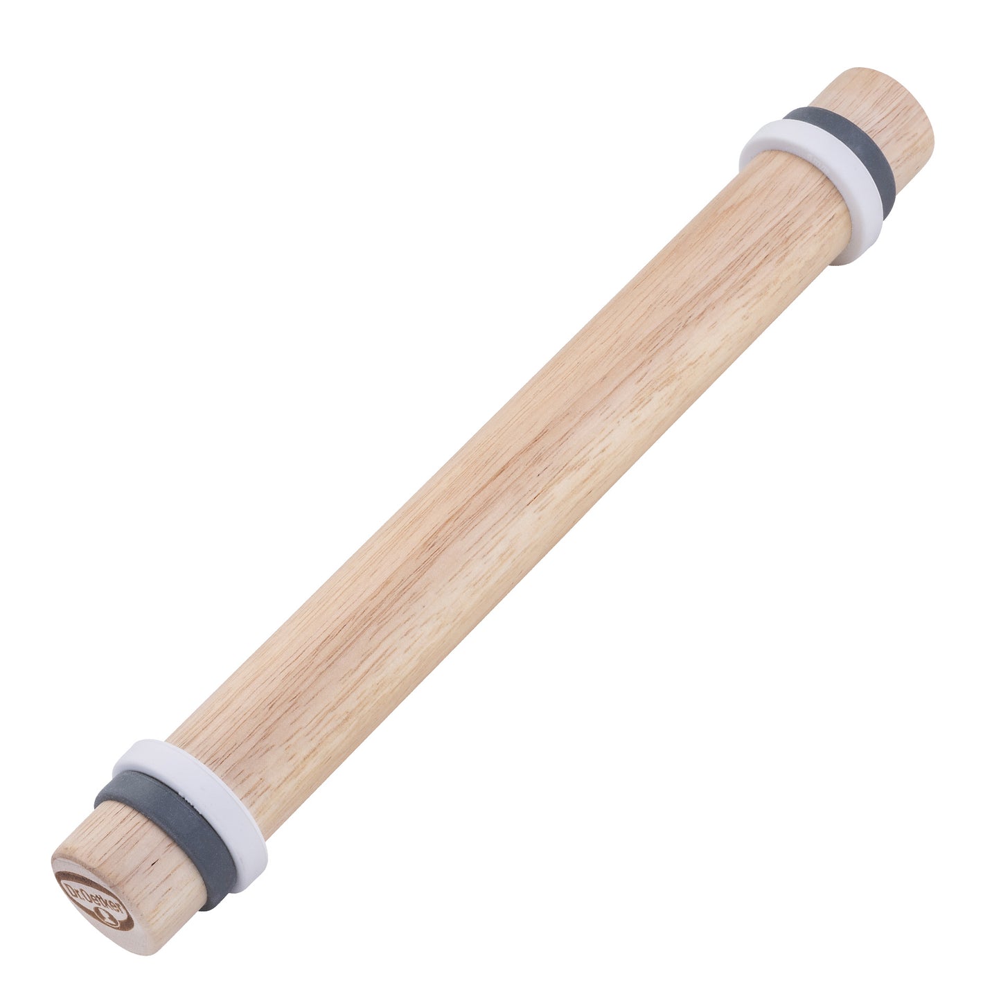 Mattarello in legno, con anelli distanziatori, Linea Vintage