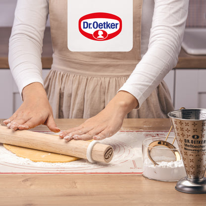Mattarello in legno, con anelli distanziatori, Linea Vintage