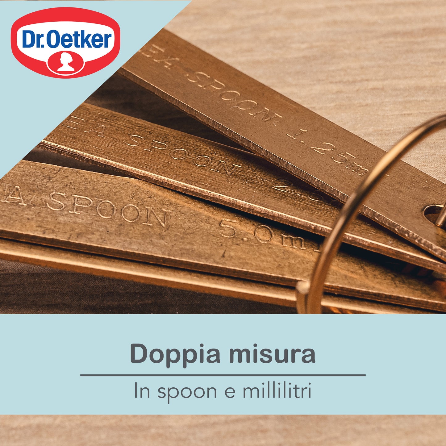 Cucchiai dosatori, 4 pezzi, Linea Vintage