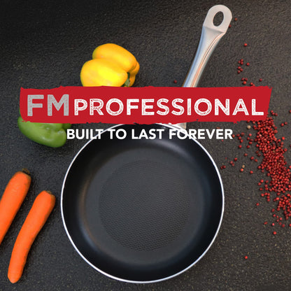 Padella alta da 24 cm, fondo a nido d'ape antiaderente