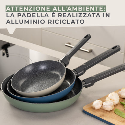 Padella Balance Ø 20 cm - Alluminio riciclato, rivestimento antiaderente in ceramica, senza PFAS - Adatta all'induzione