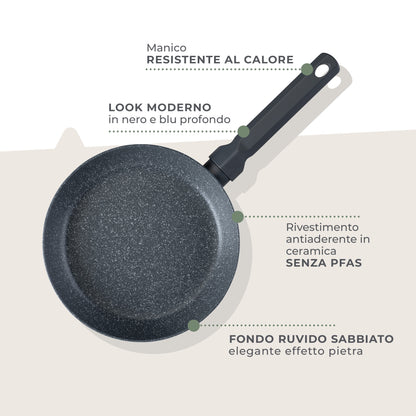 Padella Balance Ø 24 cm - Alluminio riciclato, rivestimento antiaderente in ceramica, senza PFAS - Adatta all'induzione