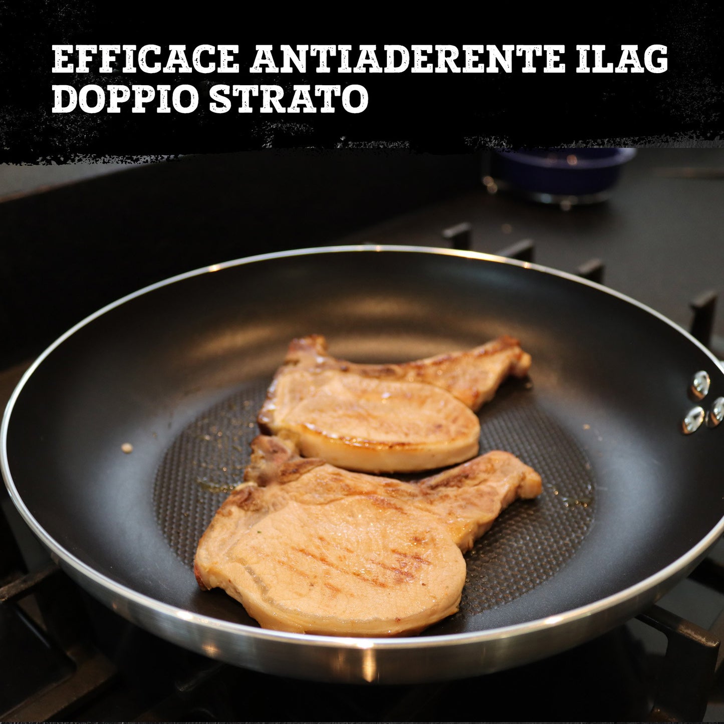 Padella da 28 cm, fondo a nido d'ape antiaderente