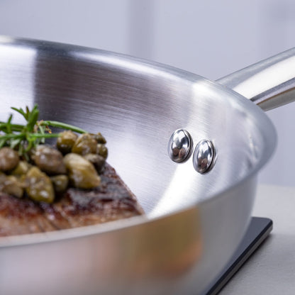 Padella Trimetallo Professionale Ø28 cm, Linea Oval