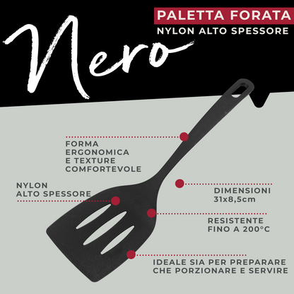 Paletta forata, Linea Nero