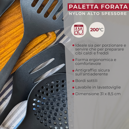 Paletta forata, Linea Nero