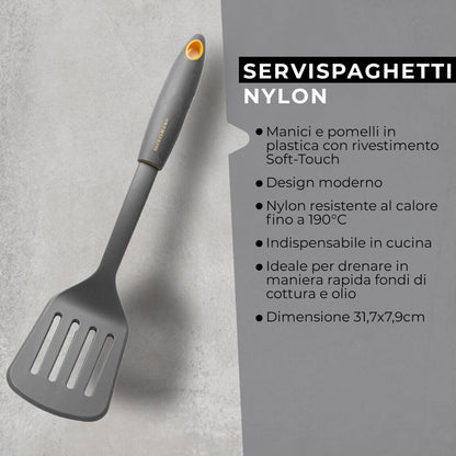 Paletta forata in nylon, Linea Soft Collection, Fackelmann