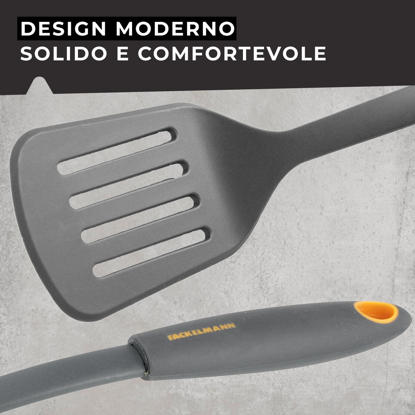 Paletta forata in nylon, Linea Soft Collection, Fackelmann