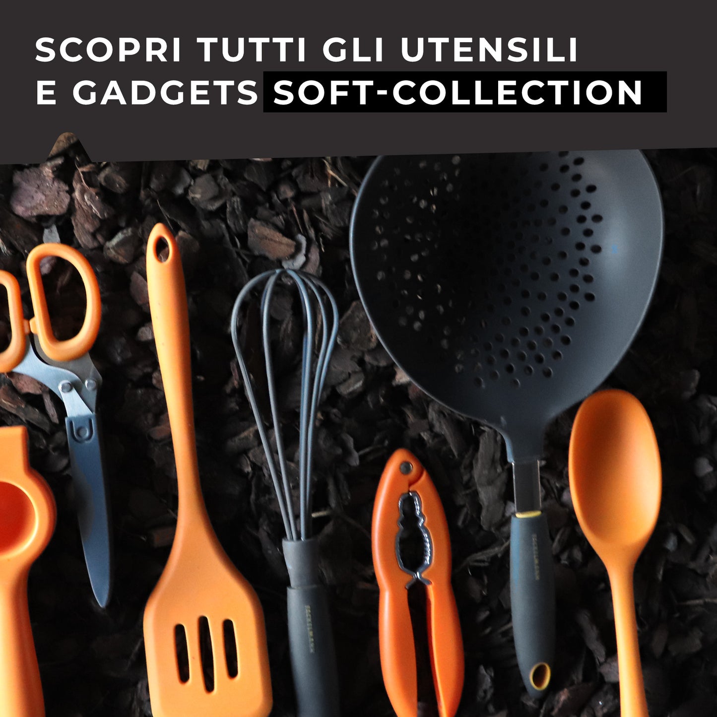 Paletta fritti forata in silicone, Linea Soft Collection, Fackelmann