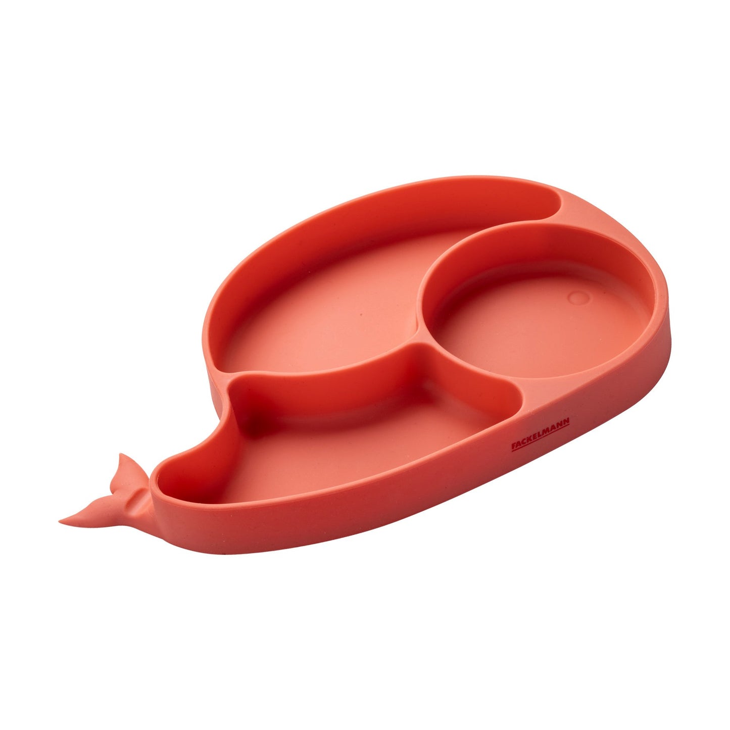 Piatto in silicone per bambini, con ventose, design balena