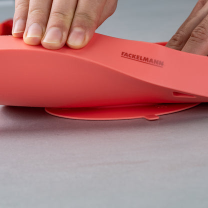 Piatto in silicone per bambini, con ventose, design balena