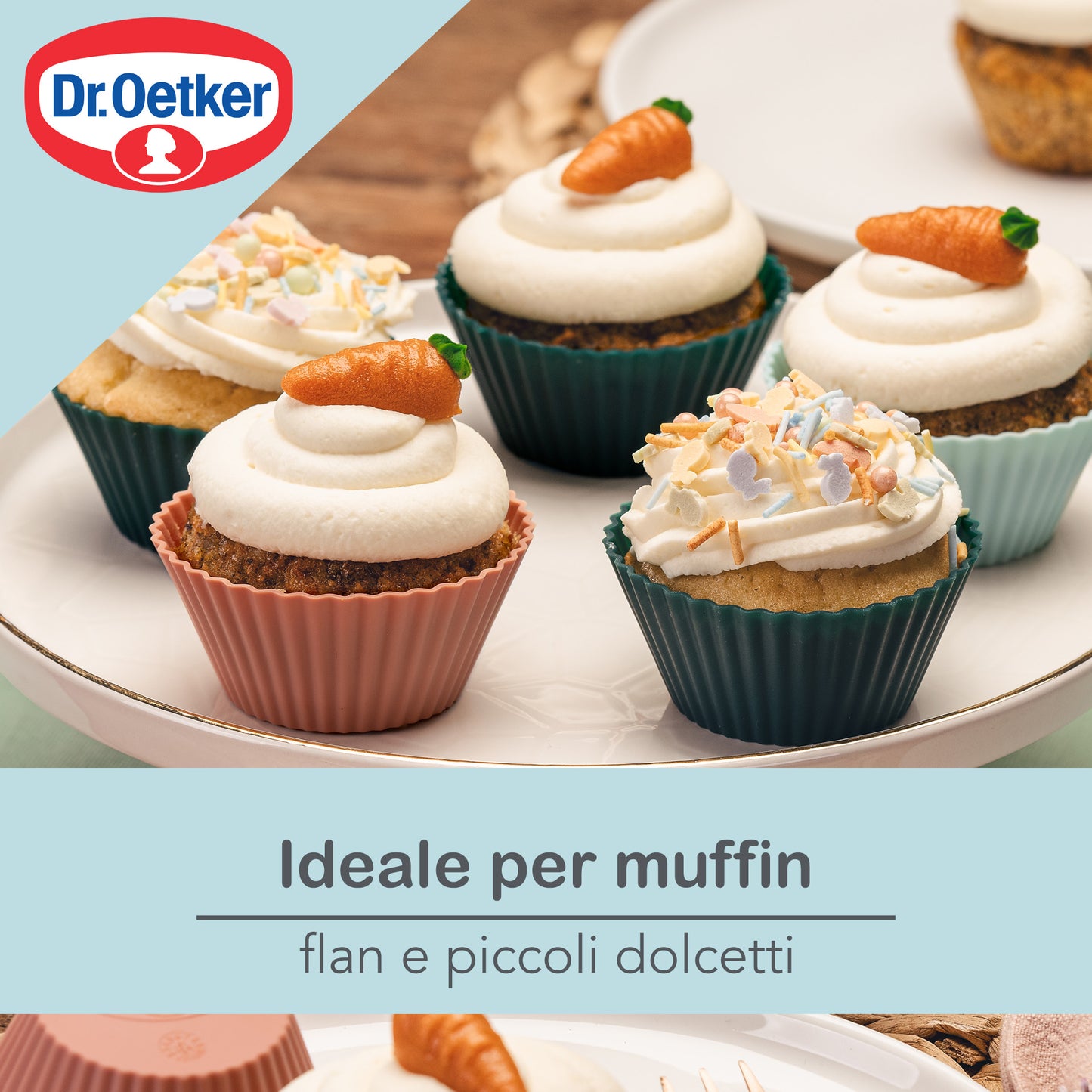 Pirottini in silicone, set 12 pezzi, Linea Vintage