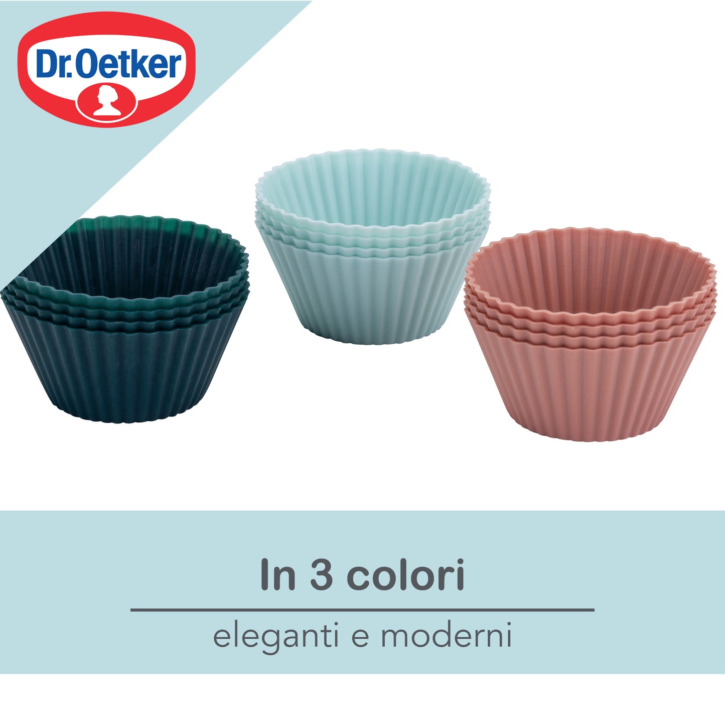 Pirottini in silicone, set 12 pezzi, Linea Vintage