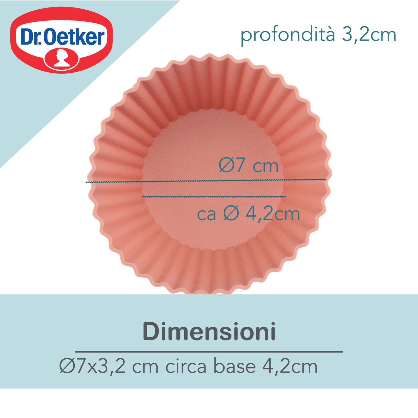 Pirottini in silicone, set 12 pezzi, Linea Vintage