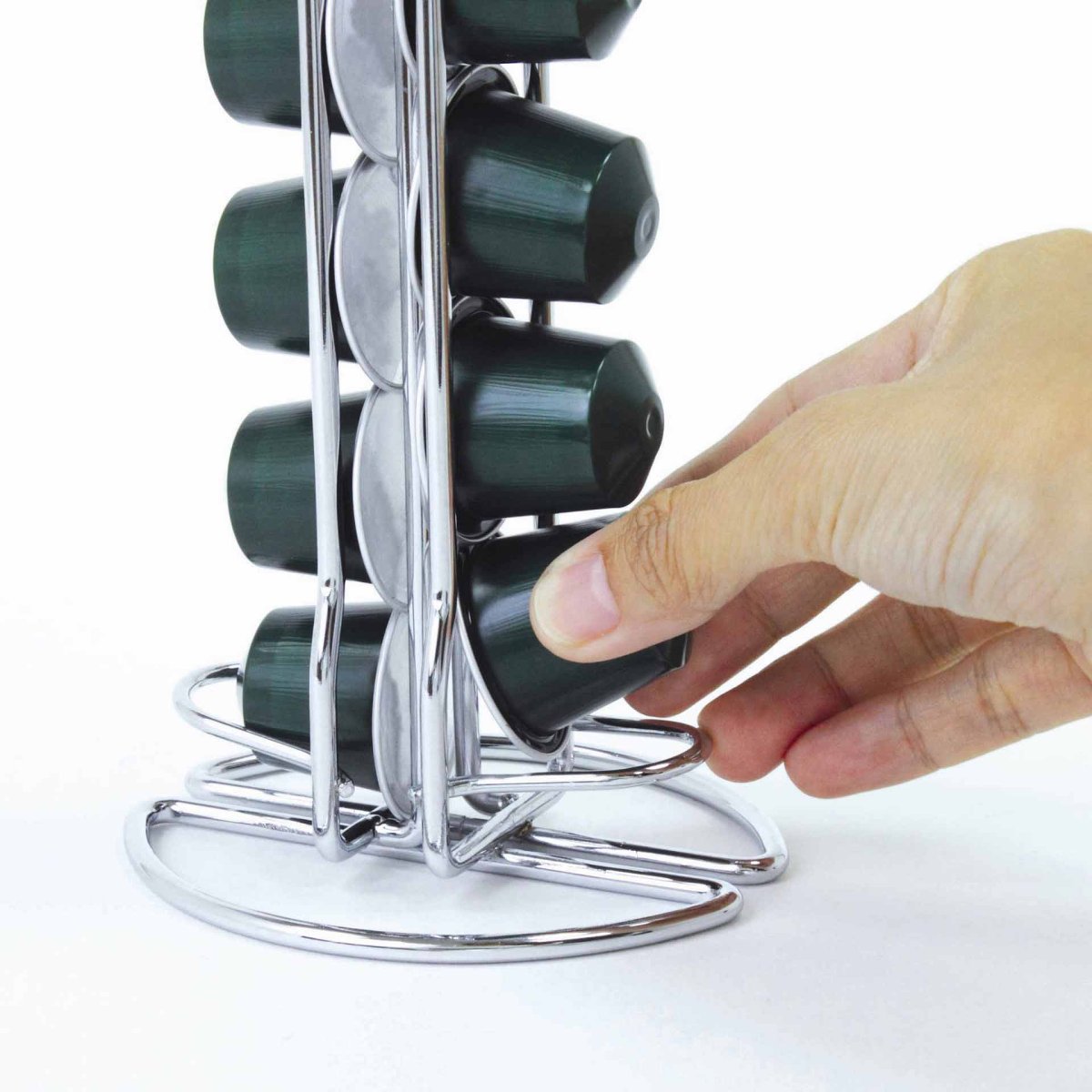 Portacialde per 20 capsule, tipo Nespresso