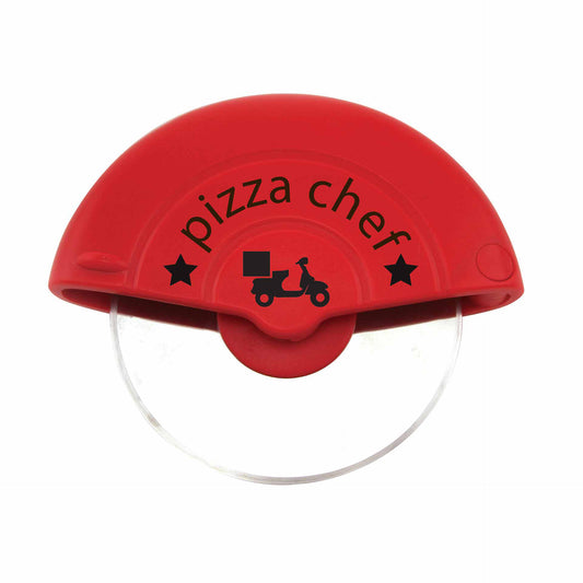 Rotella tagliapizza in acciaio, impugnatura plastica