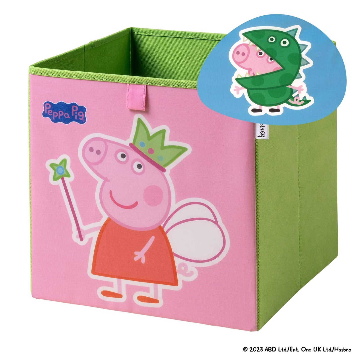 Scatola portaggetti, design Peppa Pig, 30x30x30 cm