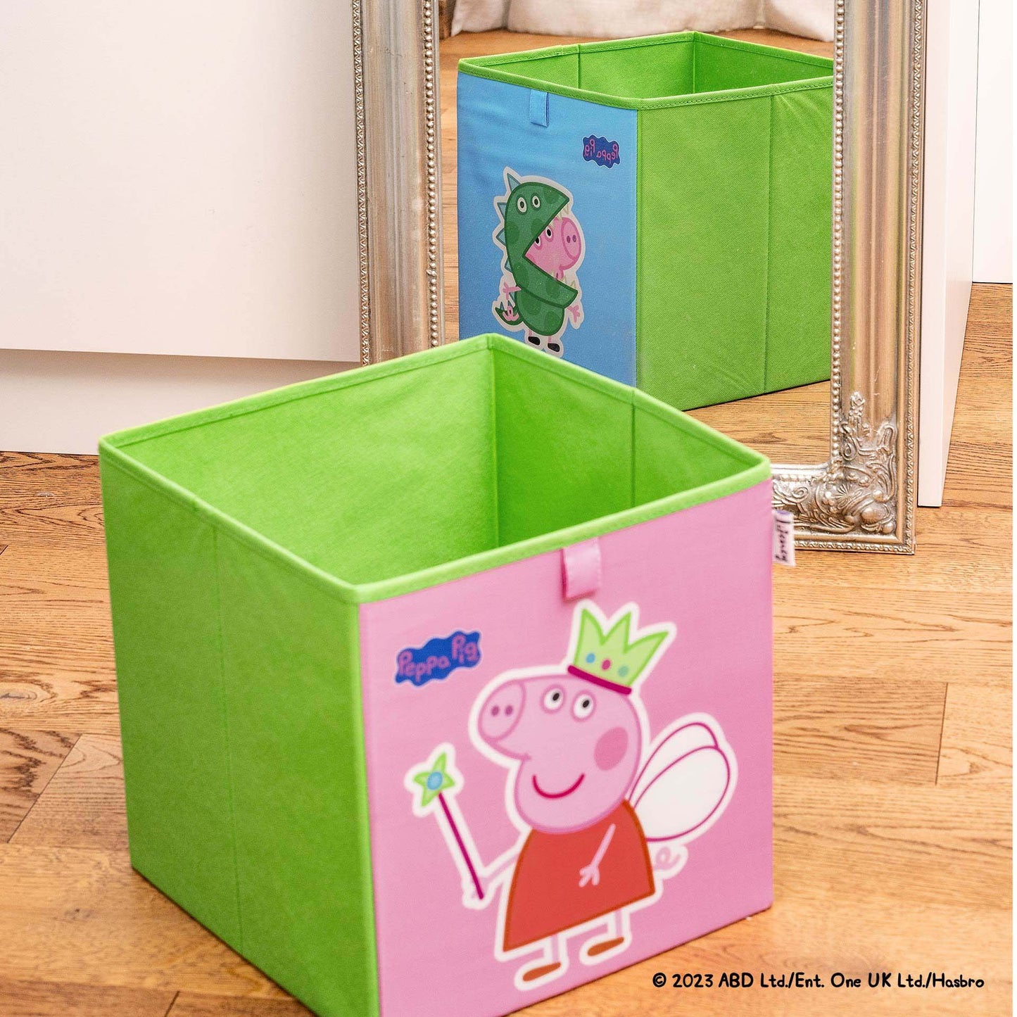 Scatola portaggetti, design Peppa Pig, 30x30x30 cm