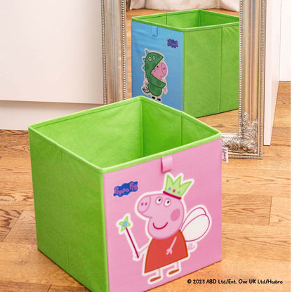 Scatola portaggetti, design Peppa Pig, 30x30x30 cm