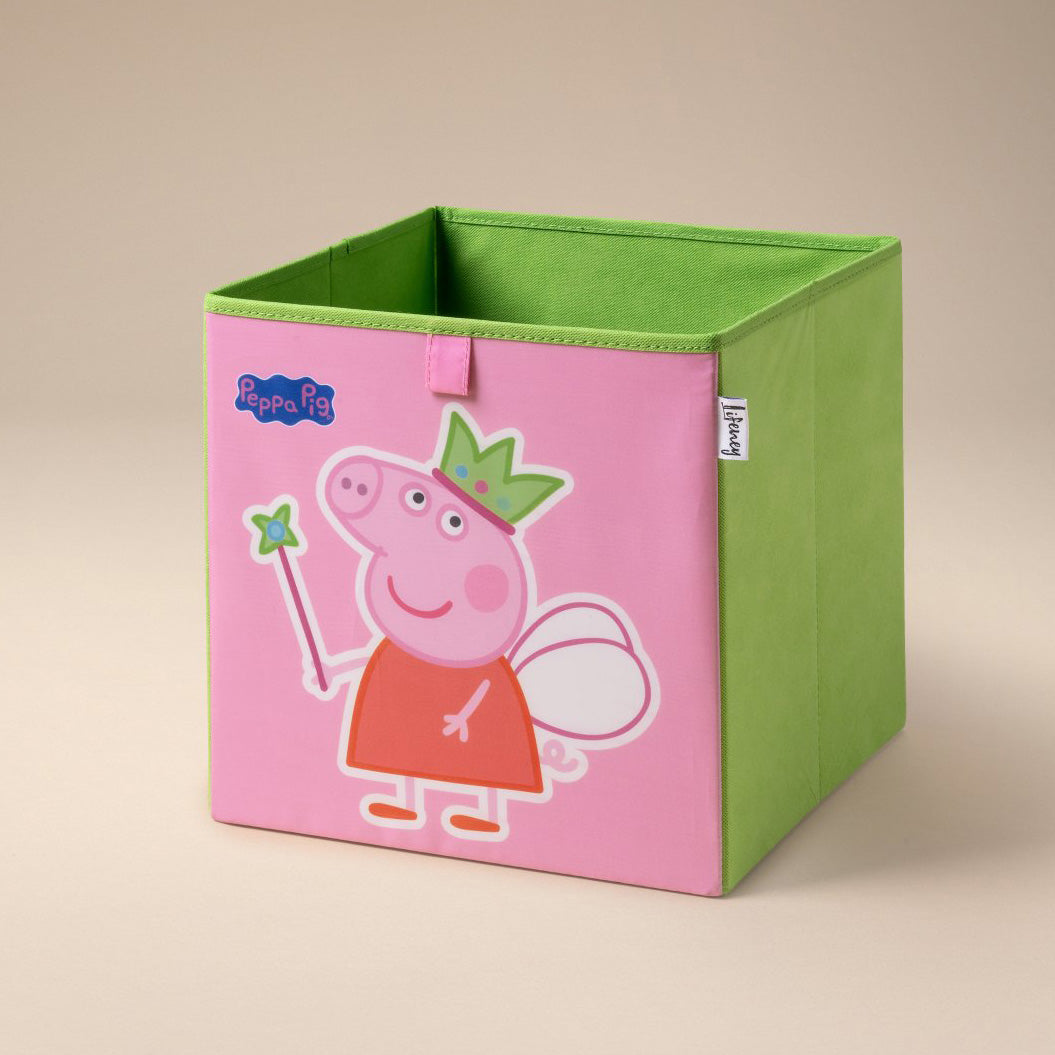 Scatola portaggetti, design Peppa Pig, 30x30x30 cm