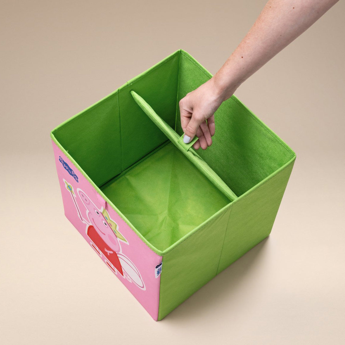 Scatola portaggetti, design Peppa Pig, 30x30x30 cm