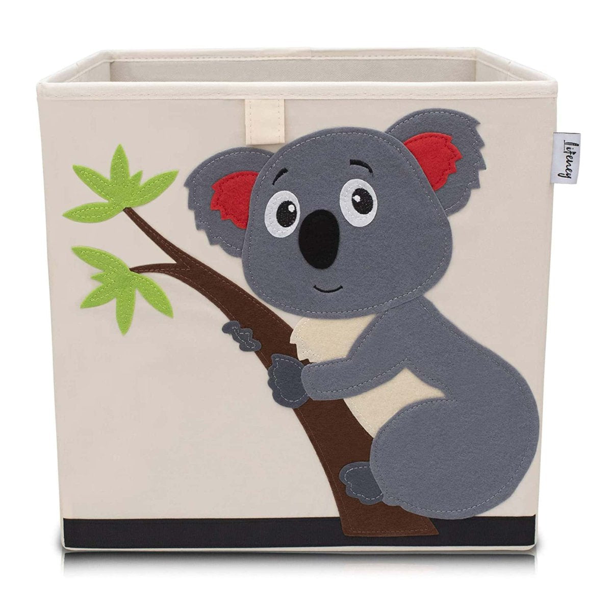 Scatola portaoggetti giocattoli, design Koala, 33x33x33 cm
