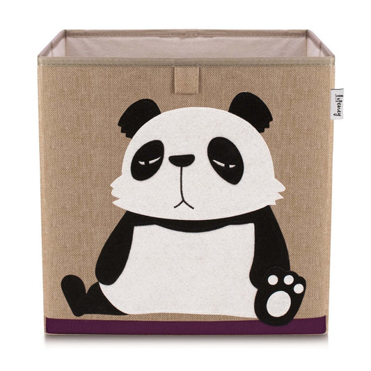Scatola porta oggetti giocattoli, design Panda, 33 cm