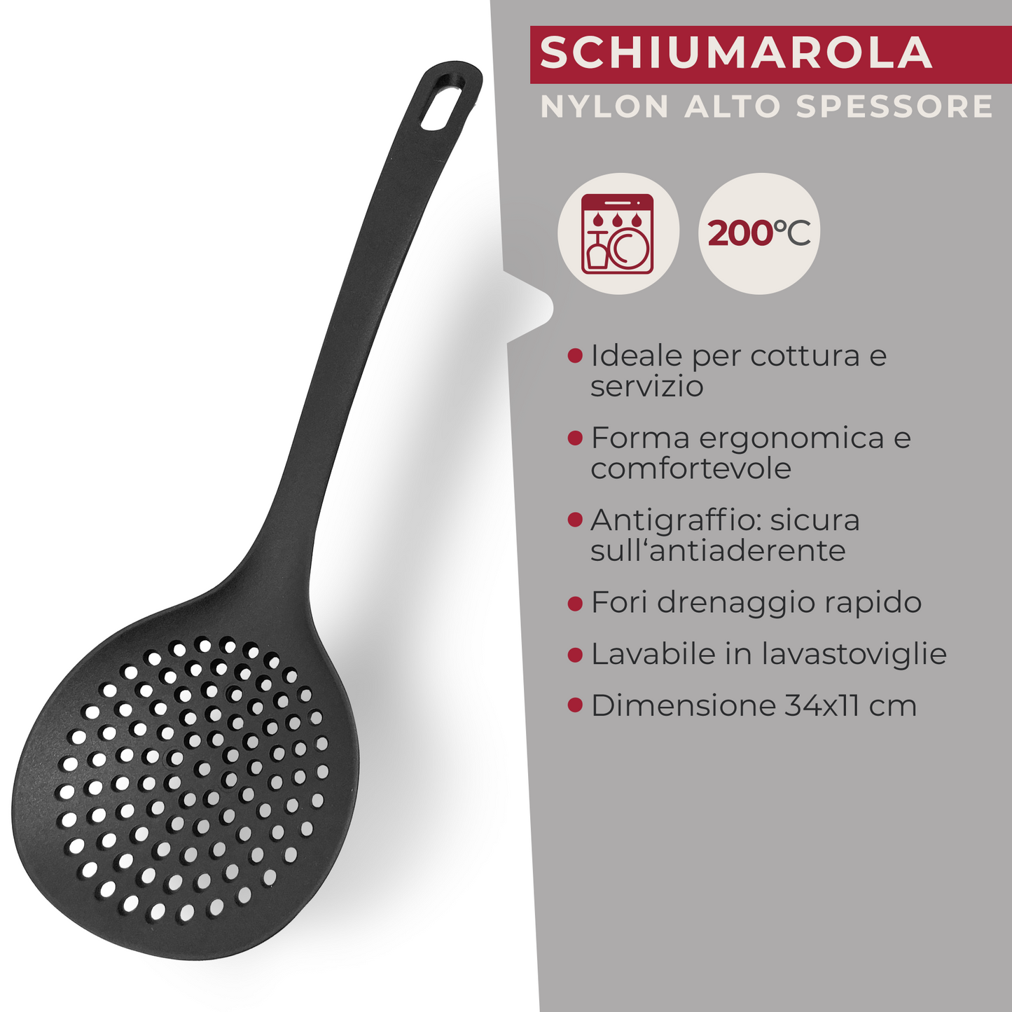Schiumarola, Linea Nero
