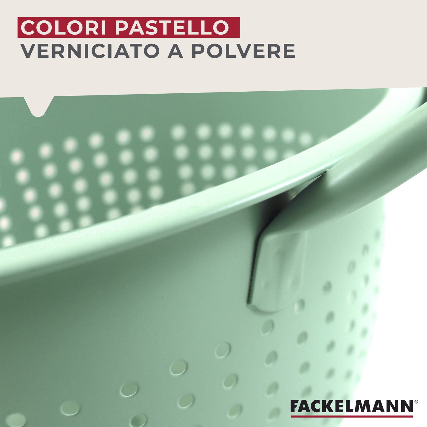 Scolapasta profondo, in acciaio inox, Ø18x11 cm