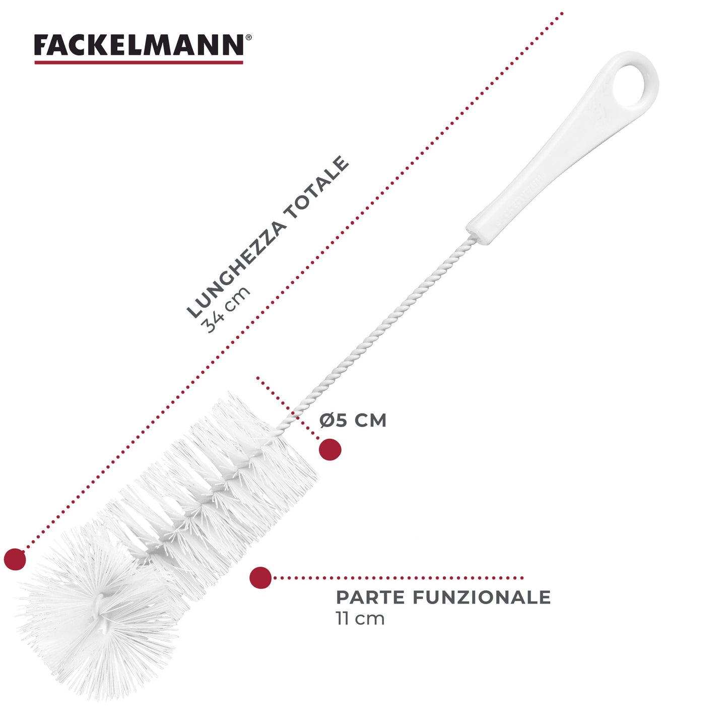 Scovolino per borraccia e bottiglie