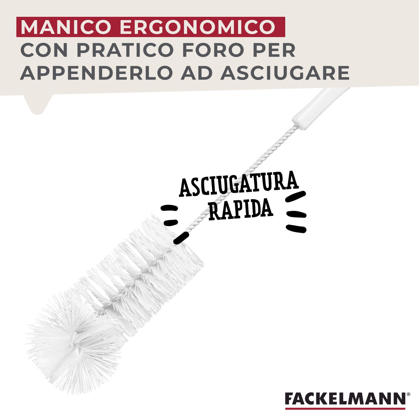 Scovolino per borraccia e bottiglie