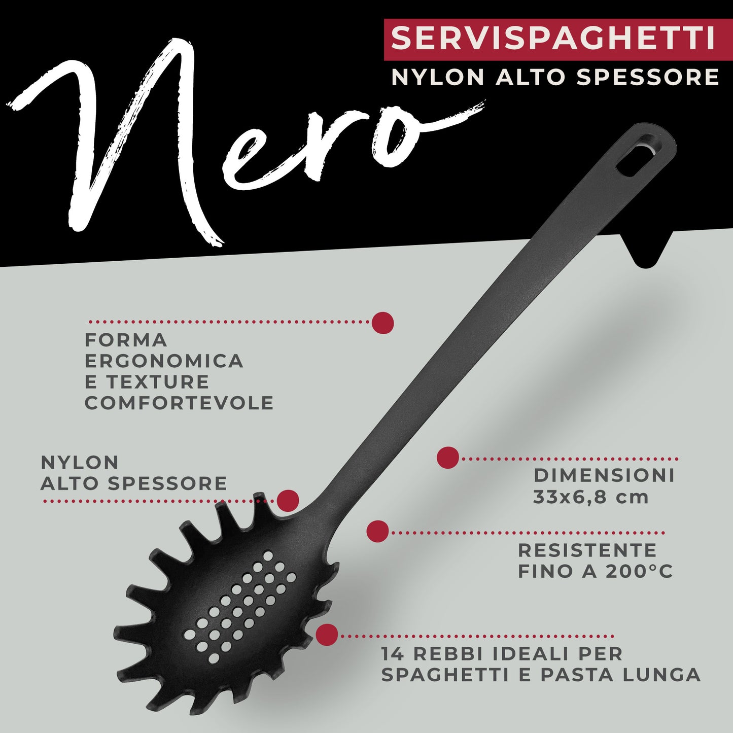 Servispaghetti, Linea Nero