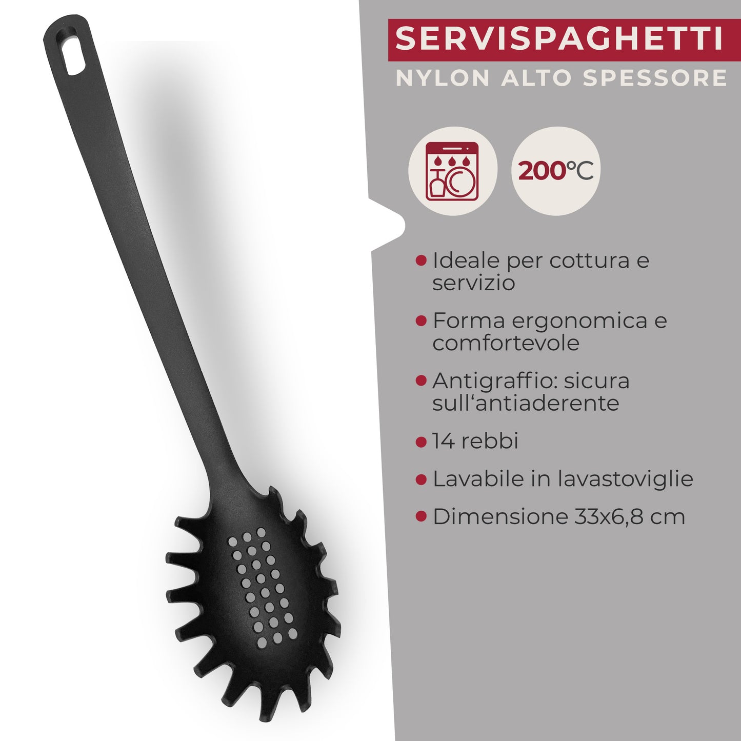 Servispaghetti, Linea Nero