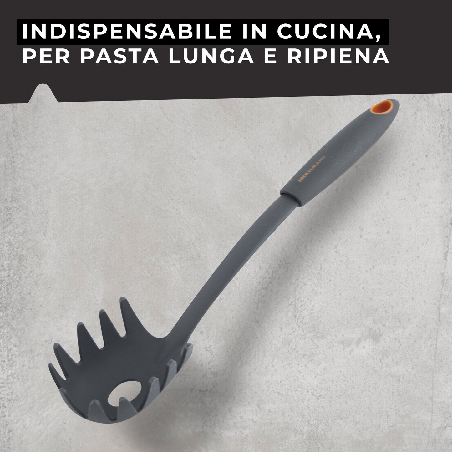 Servispaghetti in nylon, Linea Soft Collection, Fackelmann