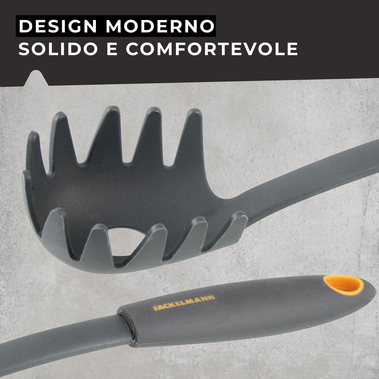 Servispaghetti in nylon, Linea Soft Collection, Fackelmann