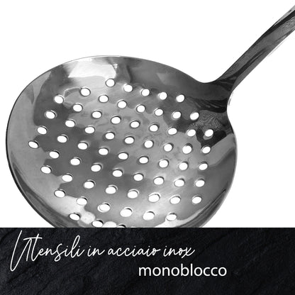 Set da 5 mestoli da cucina, in acciaio inox