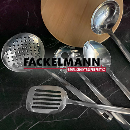 Set da 5 mestoli da cucina, in acciaio inox