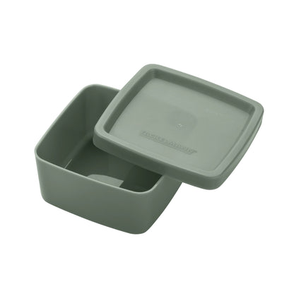 Set di 3 contenitori quadrati per snack, condimenti, spezie, frutta secca