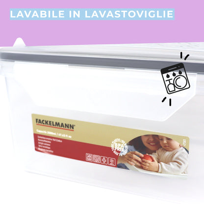 Set di due contenitori rettangolari, 2l e 3.6l