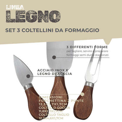PNOOFR Set regalo di 6 coltelli da formaggio Set di coltelli da formaggio in acciaio inox PNOOFR Set regalo di 6 coltelli da formaggio Set di coltelli da formaggio in acciaio inox
