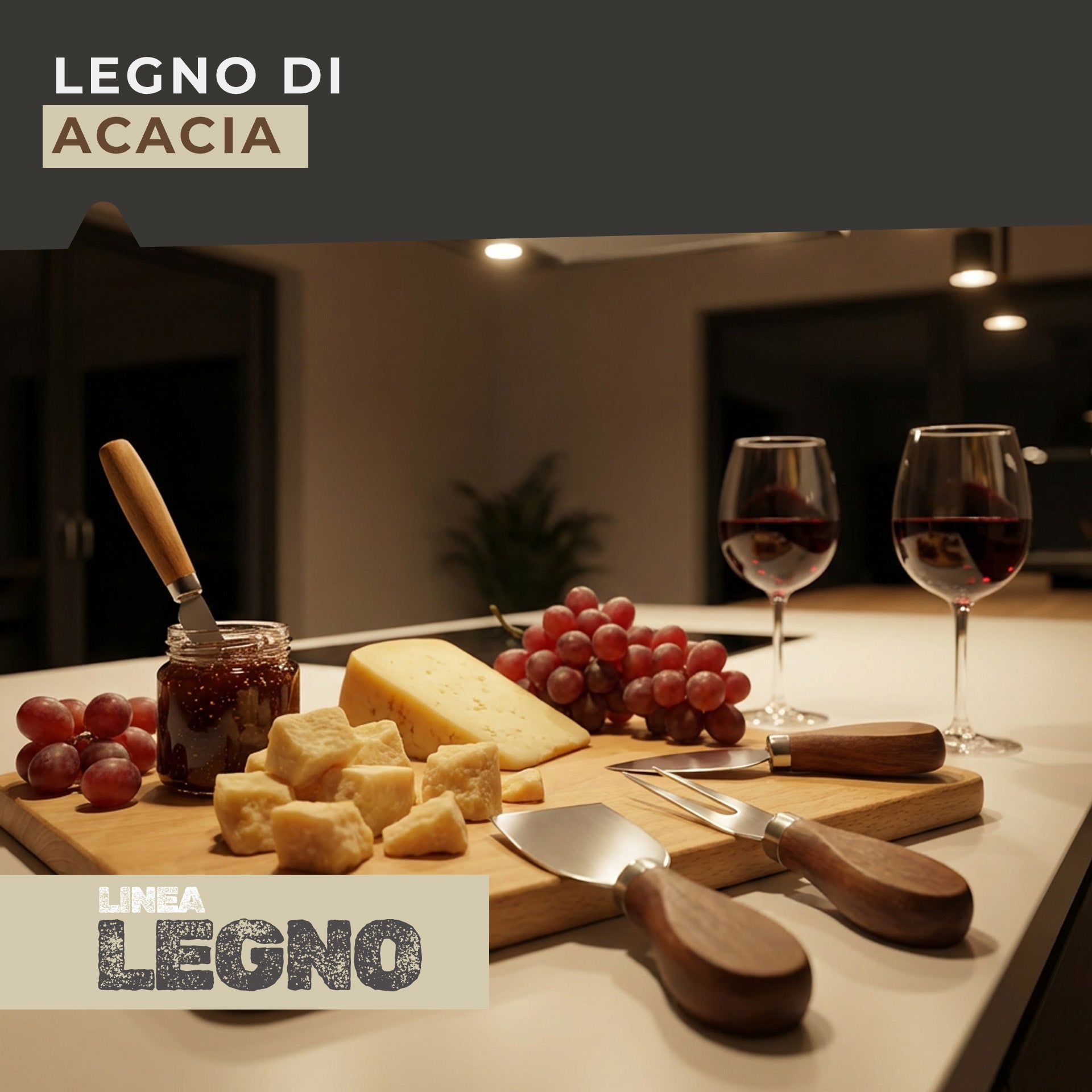 Set regalo di 6 coltelli per formaggio - Kit di coltelli per formaggio in acciaio inossidabile con manico in legno di acacia, regalo per gli amanti del formaggio Set regalo di 6 coltelli per formaggio - Kit di coltelli per formaggio in acciaio inossidabile con manico in legno di acacia, regalo per gli amanti del formaggio