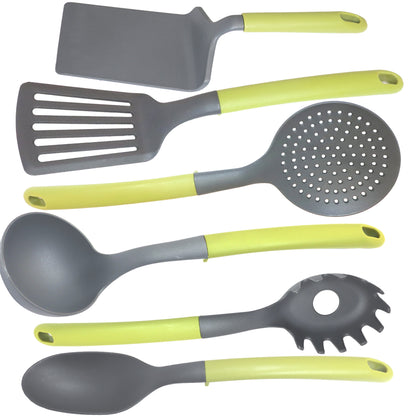 Set di Utensili da cucina, 6 pezzi, Linea Oliva