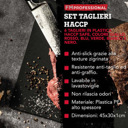 Set 6 Taglieri HACCP