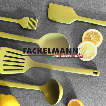 Set di Utensili in silicone, 5 pezzi, Linea Oliva