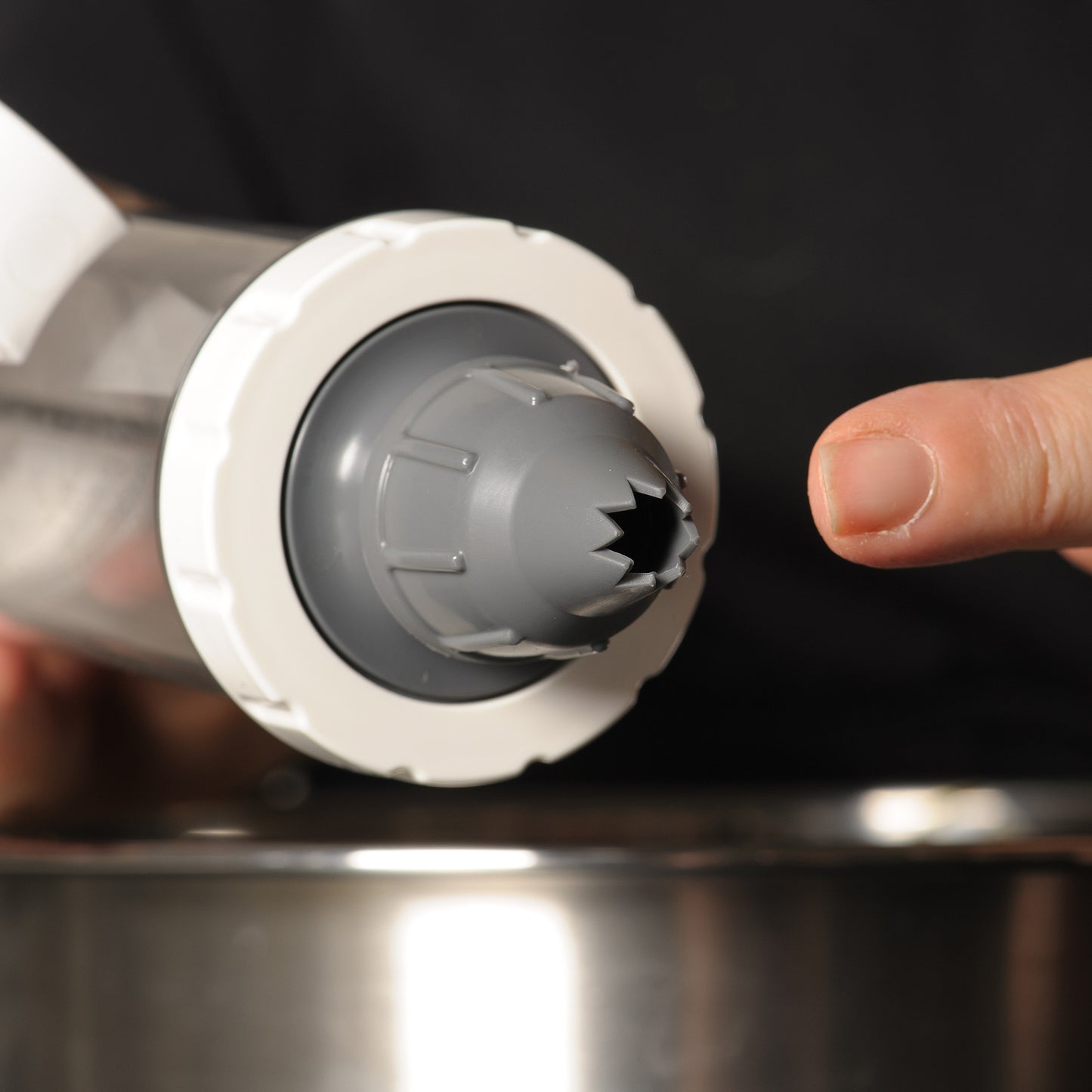 Siringa per guarnire, con 6 beccucci