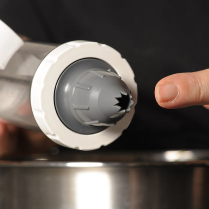 Siringa per guarnire, con 6 beccucci