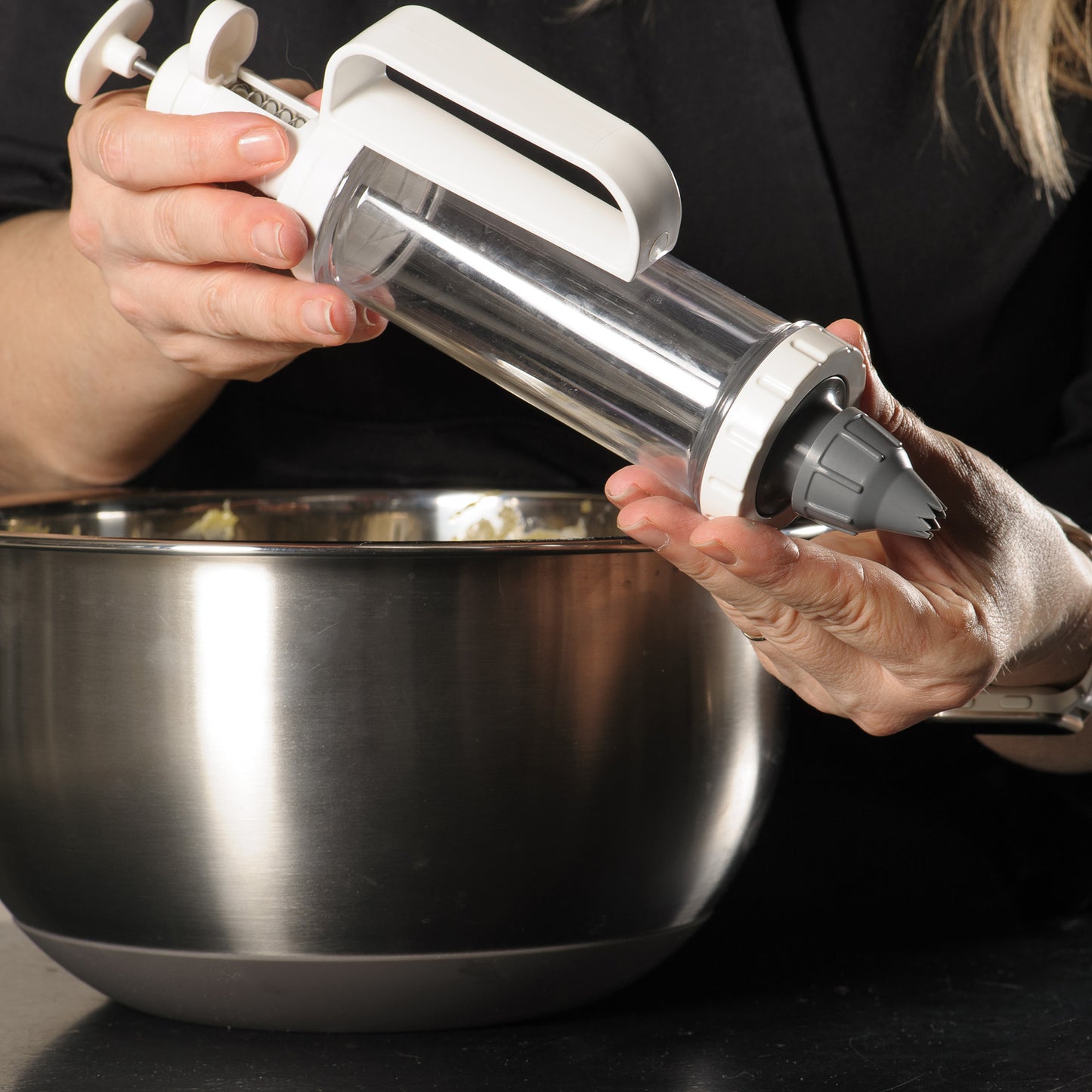 Siringa per guarnire, con 6 beccucci