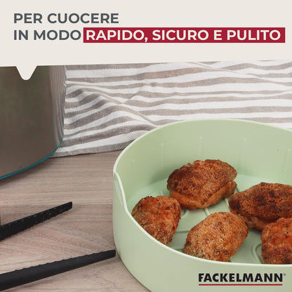 Stampo Friggitrice ad aria rotondo, in silicone, Linea Ocean